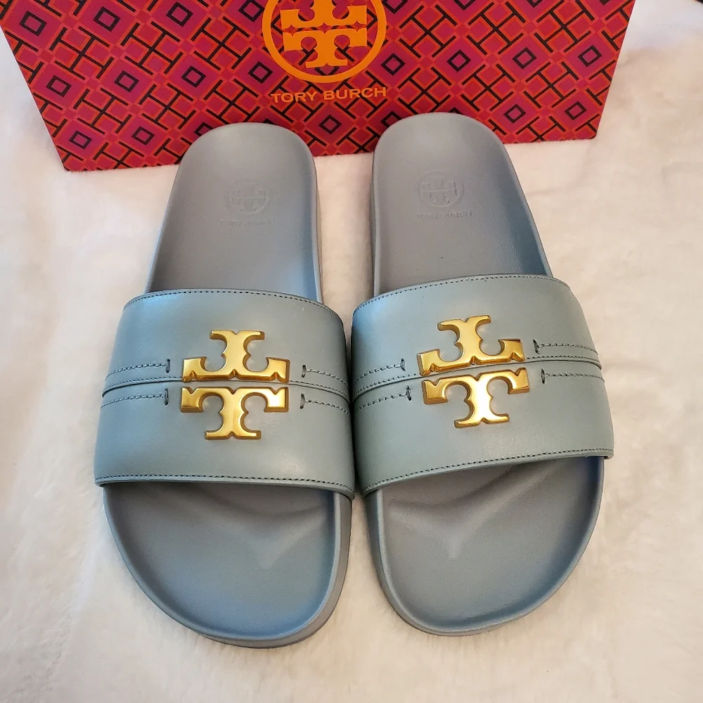 ⭐️LAST ONE⭐️SIZE 8🎉HOST PICK!🥳 NEW! TORY BURCH EVERLY ANATOMIC CLOUD SLIDE - Picture 3 of 15